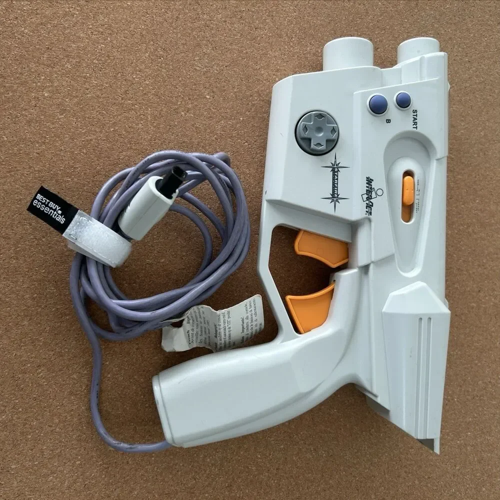 Dreamcast Interact Starfire Light Gun Sega Controller zapper Missing Button